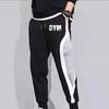 Herenmode Print Casual Broek Heren Outdoor Trekkoord Sport Loszittende Jogging Patchwork Hardlooptraining Fleece Joggingbroek