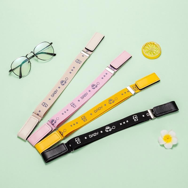 

Children s Adjustable Elastic Cartoon Belt - Korean Style for Boys & Girls жовтий