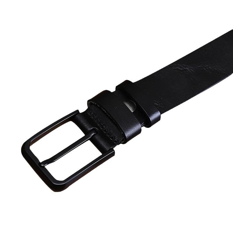 Genuine Leather Men'S And Women'S Same Style Without Interlayer Pure Cowhide Belt Design Sense Belt Body Embossing Fashionable Versatile Needle Belt