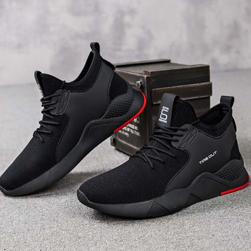 Spring and Autumn Men's Sports Shoes Trend Korean Breathable