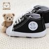 Popular Infant Canvas Pre-Walker Shoes - Soft, Non-slip, Comfortable Lace-up Design.
