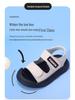 2026 Korean-Style Closed-Toe Sandals for Kids, Age 2-6, Soft Sole, Anti-Kick, Perfect for Summer Beach Activities