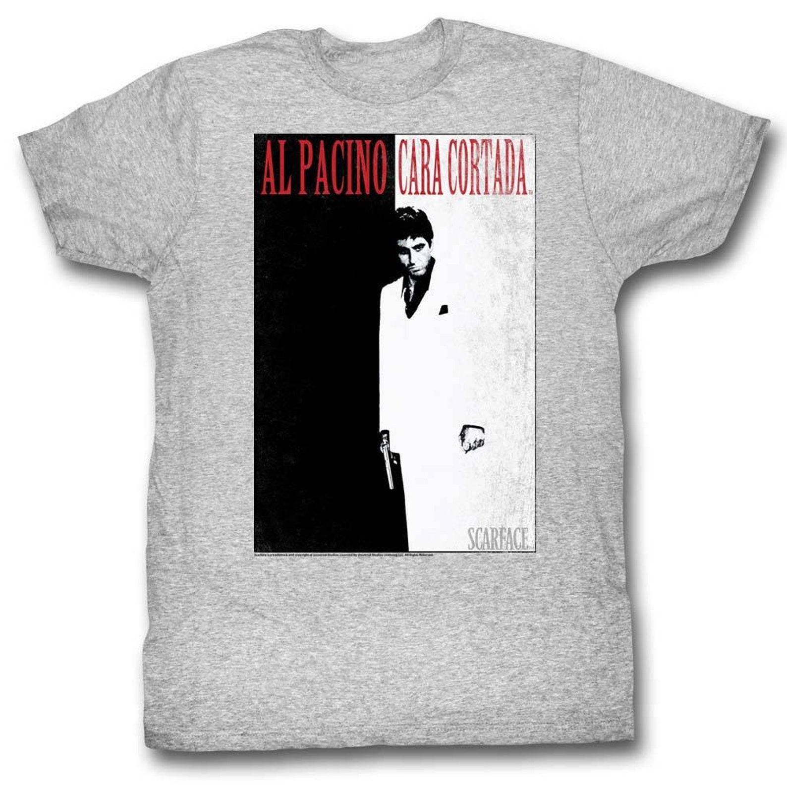 Scarface Cortada Gray Heather T-Shirt 3XL