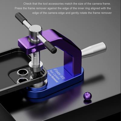 Professional Camera Frame Removal Disassembly Fixture For Smartphones Devices Feature Nonslip Designing And Portability