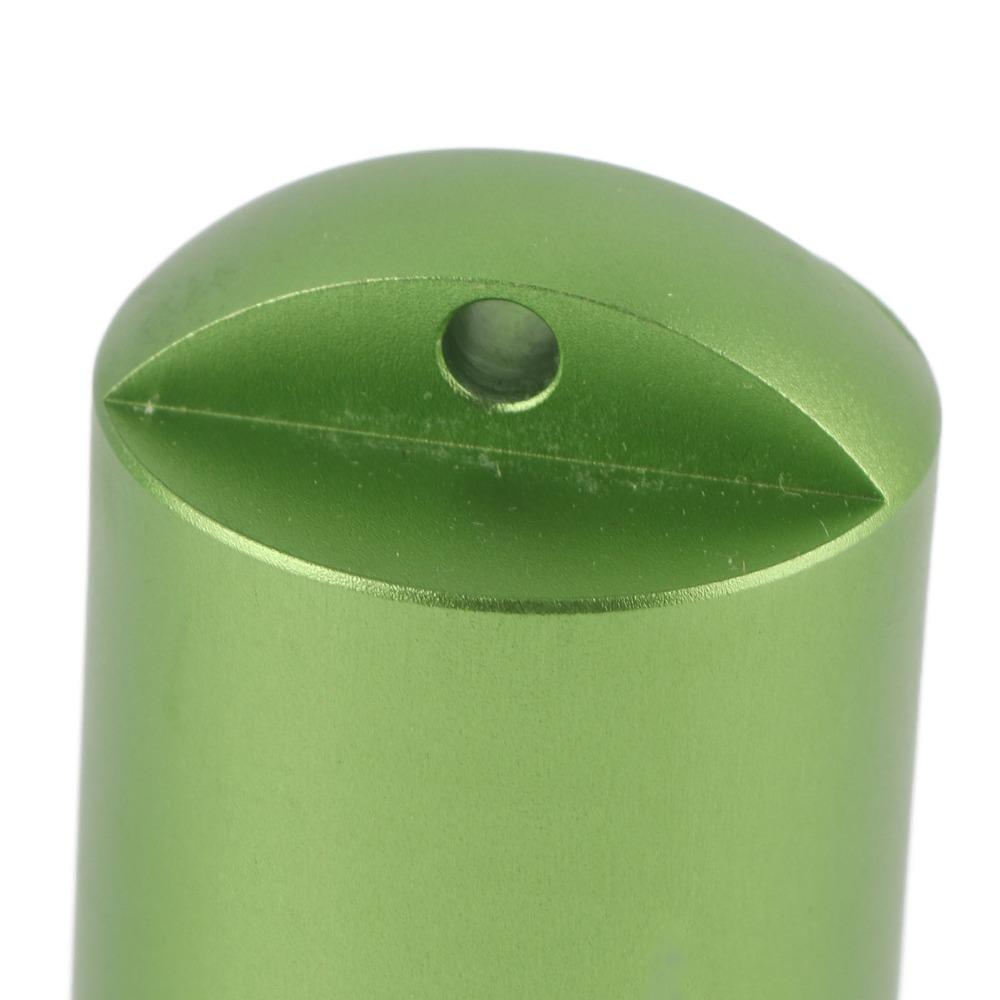 Green Pill Container Aluminum Alloy Keychain Container Durable Capsule Tube  Camping Survival