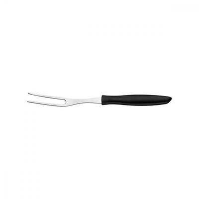 Tramontina Plenus Lightweight Design Carving Fork 26cm Light and Durable Versatile Series Black Dishwasher Safe Ultra Light Made In Brazil 23427100