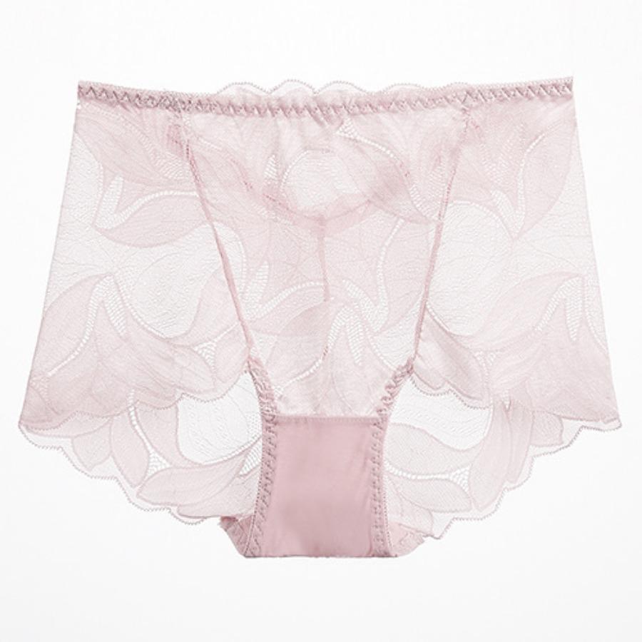 

Сексуальные кружевные бесшовные трусики для женщин с высокой талией, прозрачная сетка, нижнее белье больших размеров, удобные антибактериальные трусики L