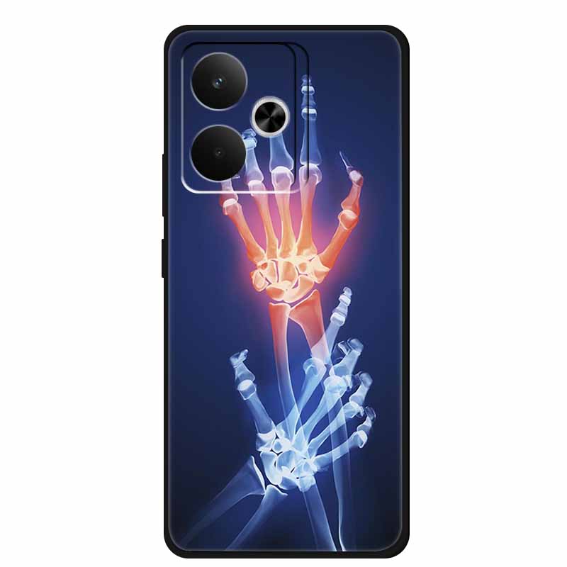 For Realme GT 7 T 7T Phone Case Fashion Photos Black Silicone Soft Back Cover Case For Realme GT 7T GT7 7 T Case GT7T Coque Capa