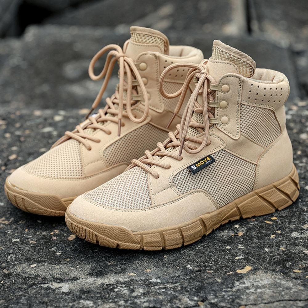 Fashion Outdoor Combat Training Desert Boots Men Women Spring Autumn Climbing Camp Ultralight Breathable Hiking Shoes