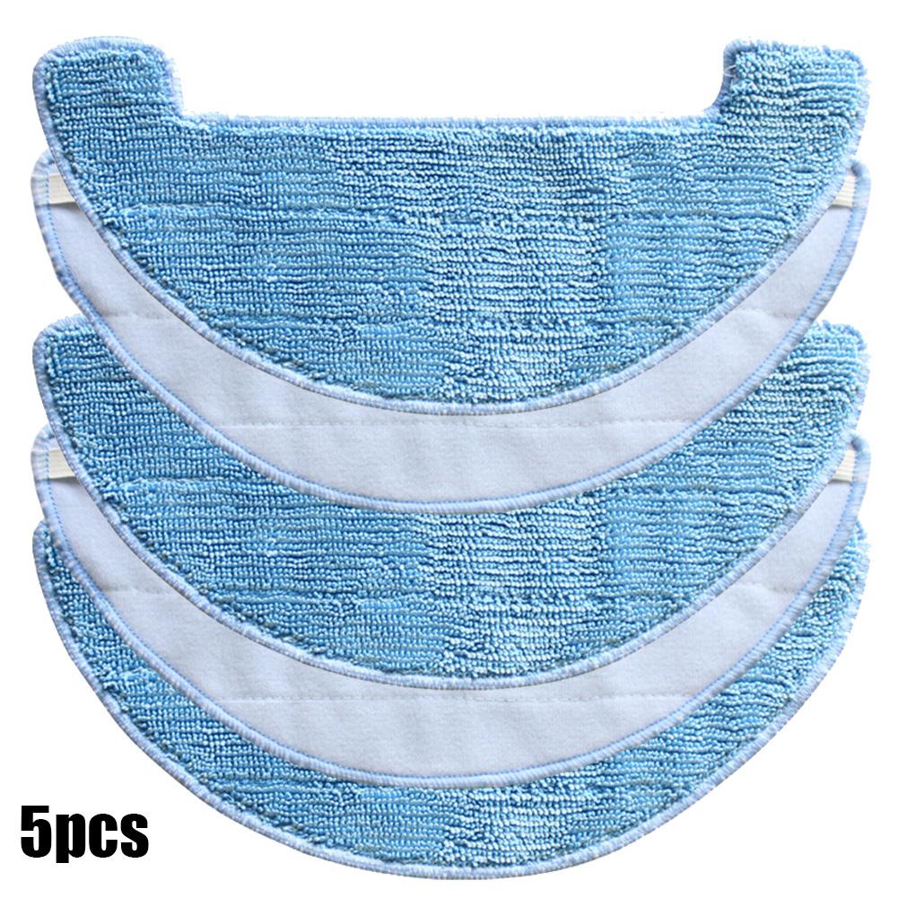 Wet-Dry Mop Cloths Pad For Coredy R550 R750 R580 Robot Vacuum Cleaner Sweeping Parts Household Sweeper Cleaning Tool Replacement