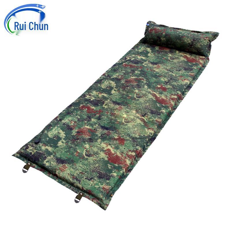 Camouflage Self-Inflating Sleeping Mat with Pillow