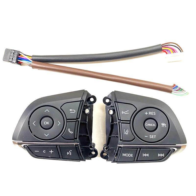 Remote Cruise Control Button Car Steering Wheel Control Buttons For Toyota Avalon Camry RAV4 2018 2019 2021 2022