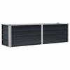 VidaXL Lit surélevé de jardin Anthracite 160x40x45 cm Acier galvanisé