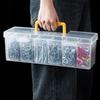 Plastic Hardware Toolbox with 6 Storage Case Hardware Tool Organizer Tool Storage Box  Home Use