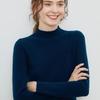 Women's Seamless Pure Wool Half-High Neck Sweater