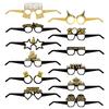 6PCS Paper Party Eyewear With Strong Structure Costume Accessories For 2026 New Year Dances And Outdoor Gatherings