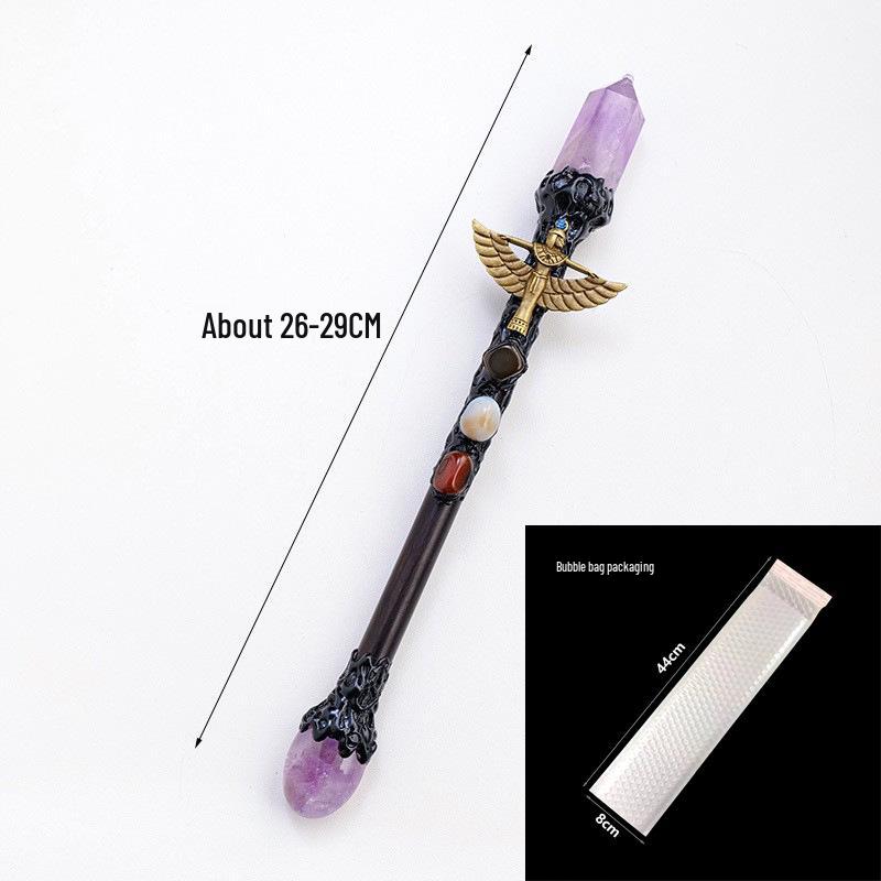 Pink & Purple Crystal Magic Wand - DIY Cosplay Halloween Scepter Cane