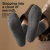 Male Autumn and Winter Plus Velvet and Thick Hair Ring Skin Delicate Towel Bottom Sleep Anti Pilling Tube Socks