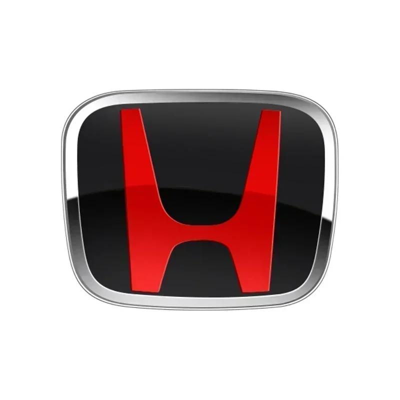 1pcs Car Front Head Hood Bonnet Emblem Rear Tail Bumper Logo For Honda Civic Fit Jazz Accord CRV HRV City Odyssey Accessories