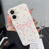 Bow Phone Case For Iphone 14 Plus 15 16 17 11 12 13 Pro Max 17Air Shockproof Cover Funda Coque