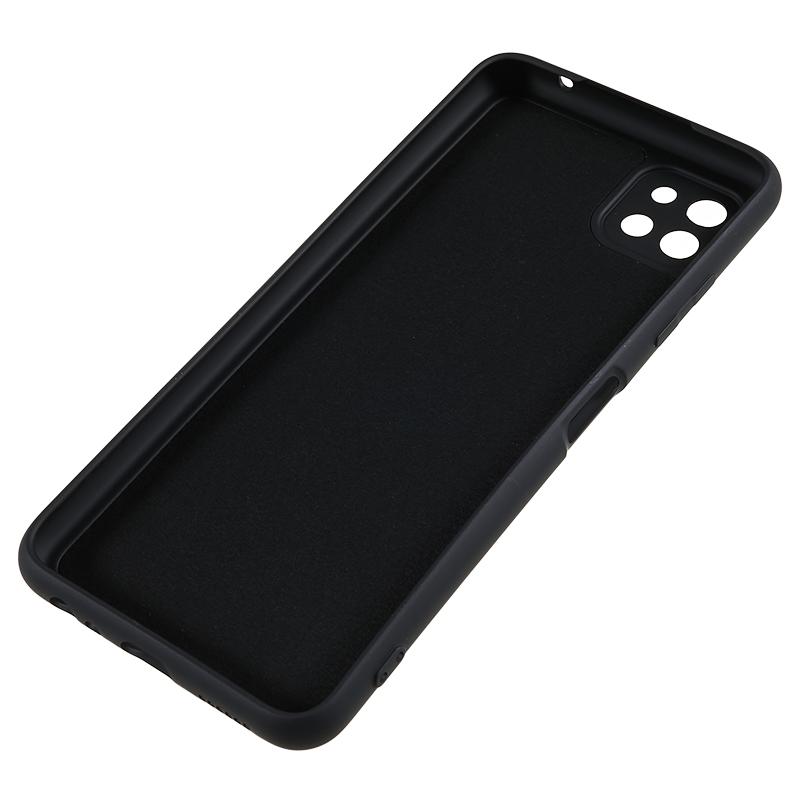 For Samsung Galaxy A22 5G (EU Version) Fiber Lining Rubberized TPU Cover Drop Resistant Phone Case