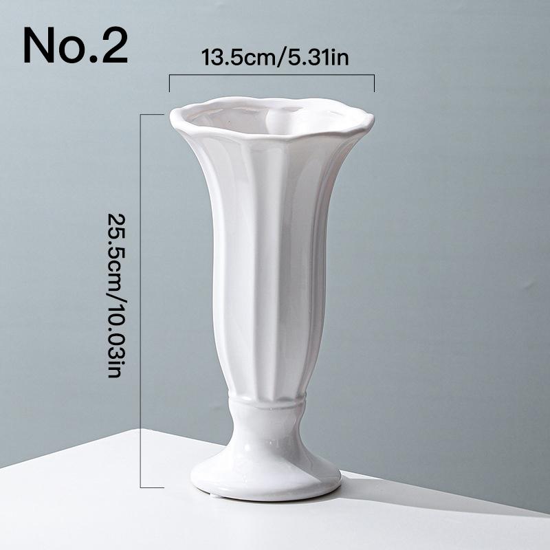 Keramikvase, hydroponische Vase, Blumenarrangement, Heimdekoration, Desktop-Ornamente, Gartendekoration