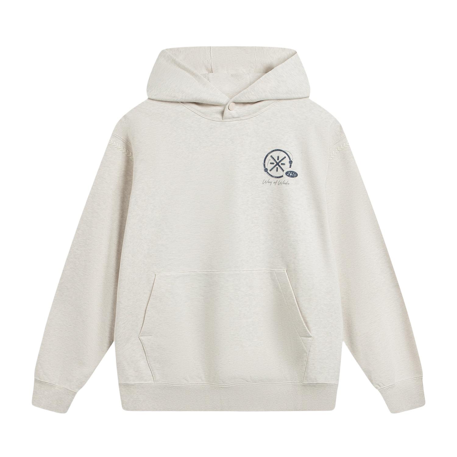 Мужская толстовка с капюшоном и вышитым логотипом серии Wade от Li Ning sweatshirt AWDW011-6 S