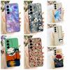 Für Samsung Galaxy S23+ SM-S916B Hülle Pop Kleine Blume Sonnenuntergang Silikon Rückseite Für Samsung S23 Plus SM-S916U Handyhülle