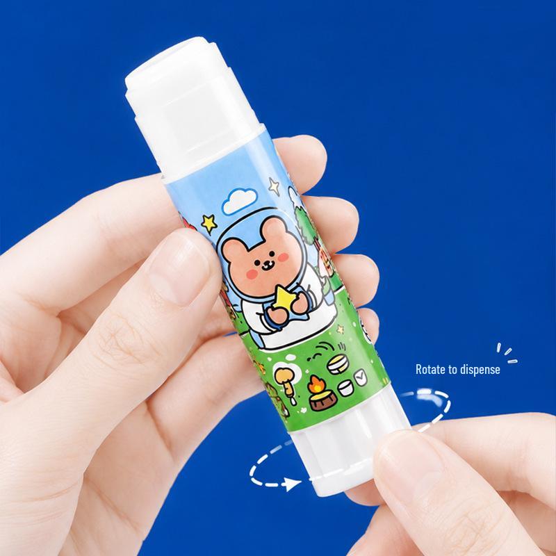 High Viscosity Cartoon Glue Stick for Kids - Ideal for DIY Crafts and School Projects