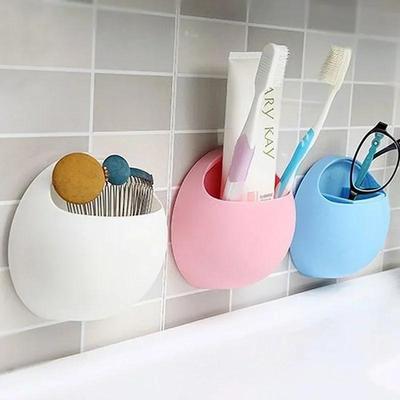 Badezimmerzubehör Zahnbürstenhalter Wand-Saugnäpfe Duschhalter Niedlicher Saugnapf Zahnbürstenhalter Saughaken Badezimmer-Set