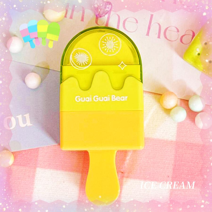 

Aesthetic stationery back to school supplies Kawaii Stationery items ice cream Erasers rubber cute Pencil sharpener