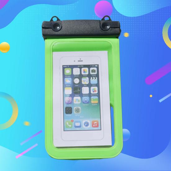 Waterproof Cell Phone Pouch Clear Underwater Phone Holder Protector Universal Mobile Phone Dry Bag with Neck Lanyard for Beach Swimming Pool