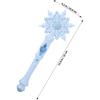 Light Up Snowflake Glow Wand With Sound for Kids Girls Princess Birthday Party Costume Accessories Toy