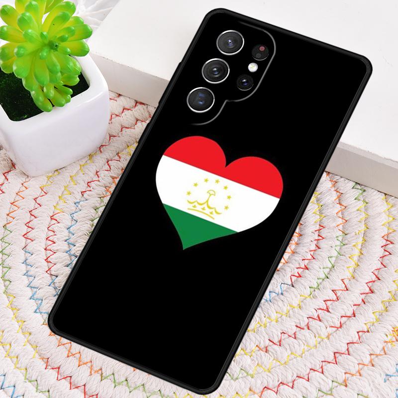 Tajikistan Flag TPU Phone Case For Samsung Galaxy Note 10 Pro S26 S25 S24 S23 S22 Ultra Plus S21 FE S20 Shockproof Cover