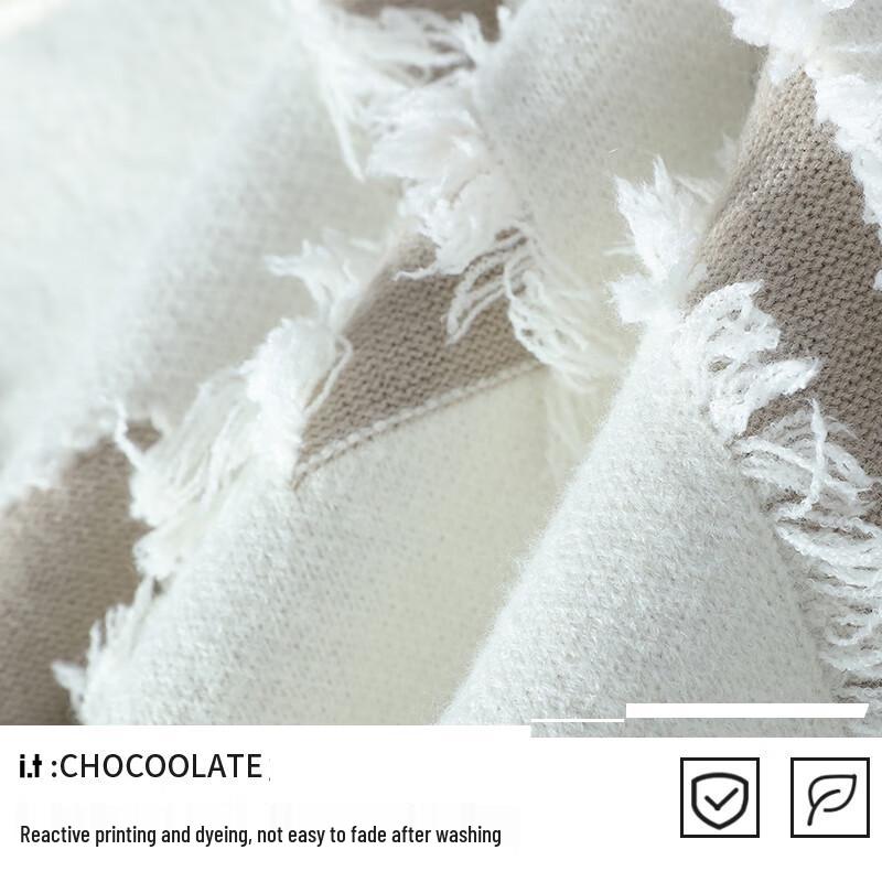 :CHOCOOLATEit Herren Streetstyle Distressed Grobstrickpullover