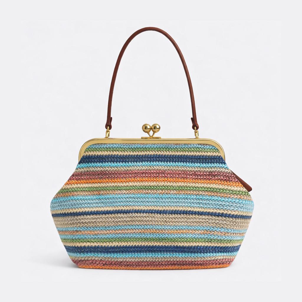 Borsa da sera irregolare di lusso Marca Design a conchiglia Raffinata borsa a tracolla da donna Grande capacità Borsa a mano clutch con fibbia tinta unita