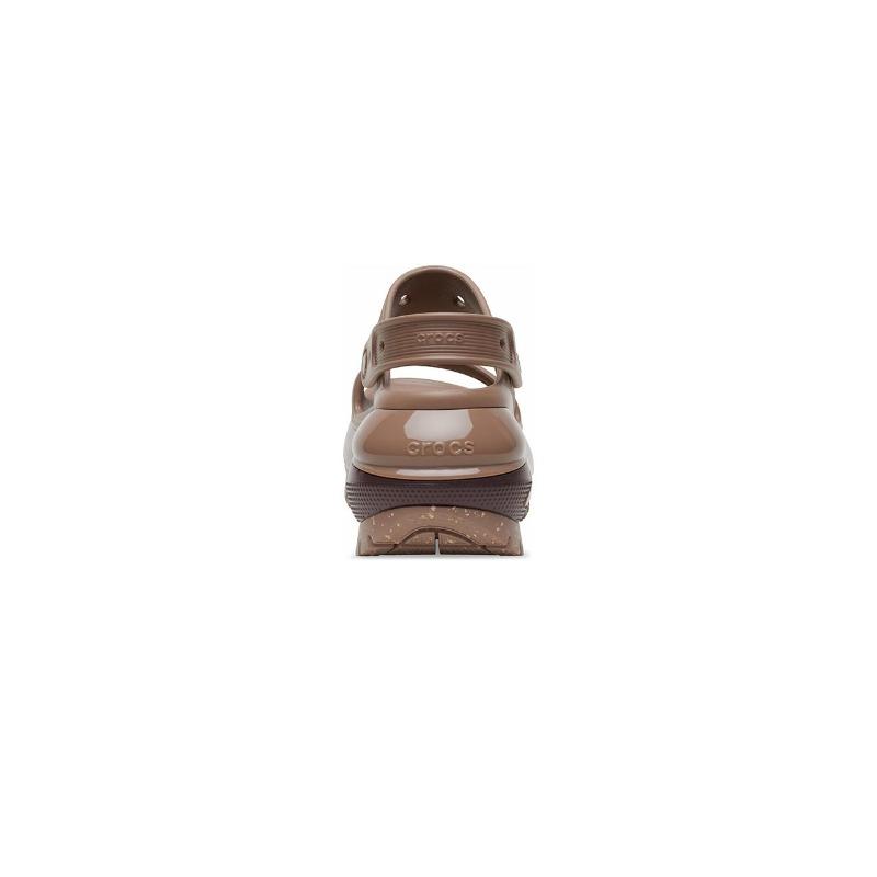 Crocs Classic Mega Crush Platform Outdoor Breathable Beach Sandals Unisex Latte 207989-2Q9