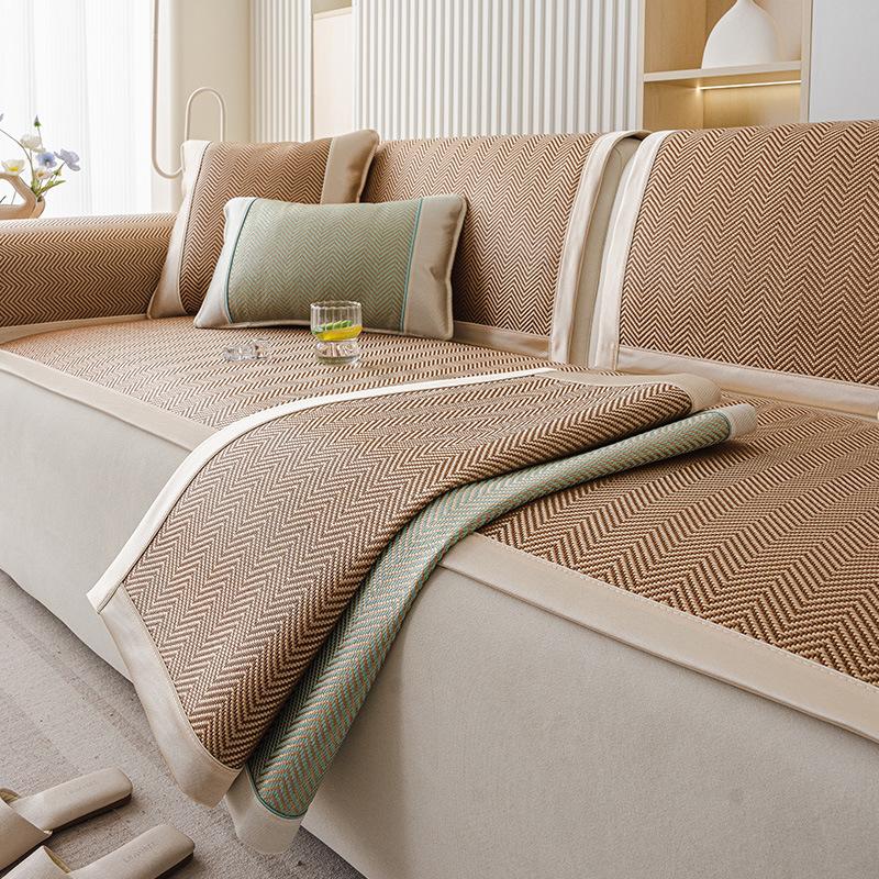 Summer Summer Rattan Mat Sofa Cushion Non-Slip Advanced Seat Cushion  New Sofa Cover Cover Cloth Towel