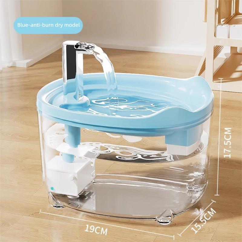 Automatic Cat Water Fountain with Filter | Silent Circulating Pet Water Dispenser | Anti-Dry Burning