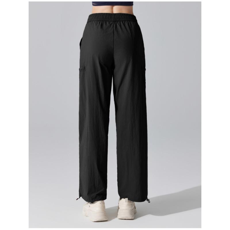 Women's High Waisted Wide Leg Windproof Yoga Track Pants