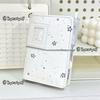 Star M5 White Leather Binder Notebook Journal Diary Portable Pocket Photo Album Idol Photo Collect Book