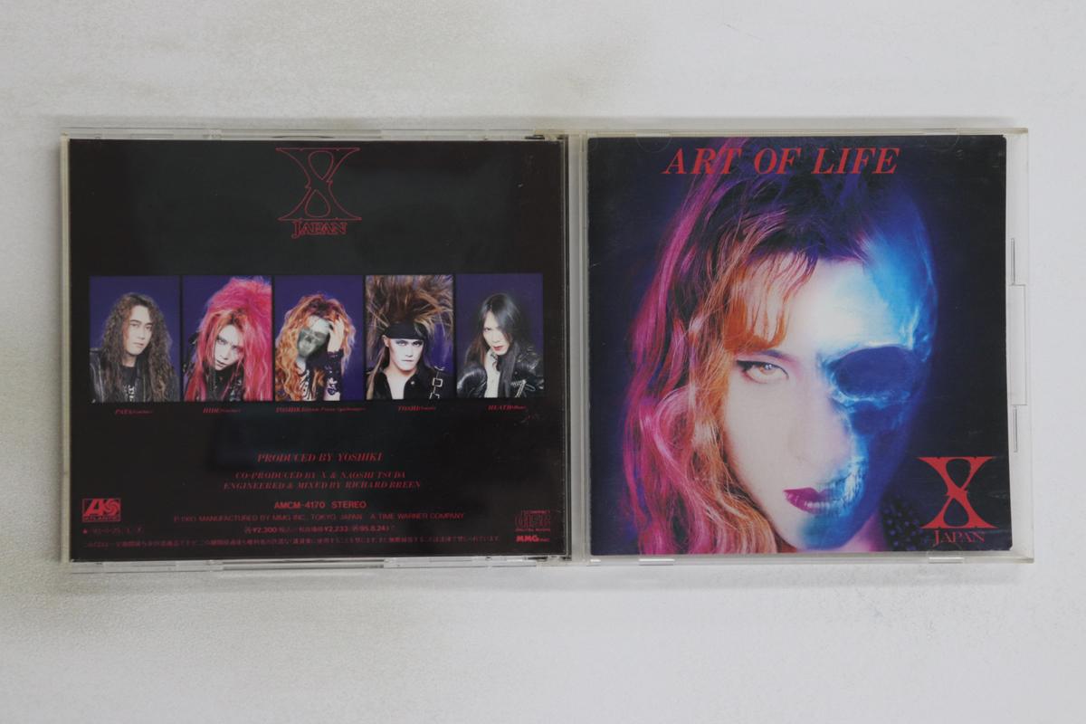 

CD X JAPAN - ART OF LIFE AMCM4170 Atlantic 1993 Japan Japanese Pop/Rock Used