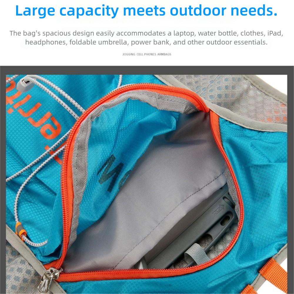 Ultralight Marathon Hydrating Backpack 5L Trail Running Backpack Hydration Vest  Jogging