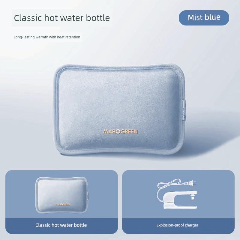 2026 New Model Hot Water Bottle Rechargeable Warm Water Bag for Heating Stomach and Neck, Special for Bed, Hand Warmer, Thickened and Explosion-Proof