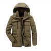 8XL Men Jackets Cotton Windbreaker Hooded Winter Outerwear Men Clothing Overcoat
