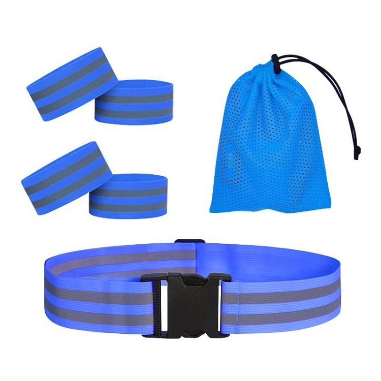 Elastische reflektierende Armbänder für Damen und Herren zum Laufen, Radfahren, Hohe Sichtbarkeit und Nachtsicherheit, Verstellbare reflektierende Gürtel