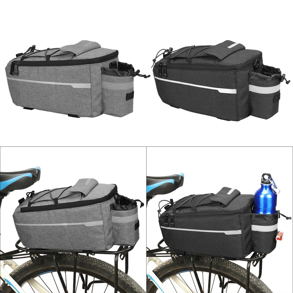 Waterproof Bicycles Rear Bag Bike Pannier Bag Insulated Cycling Trunk Bag Cycling Luggage Bag with Shoulder Strap