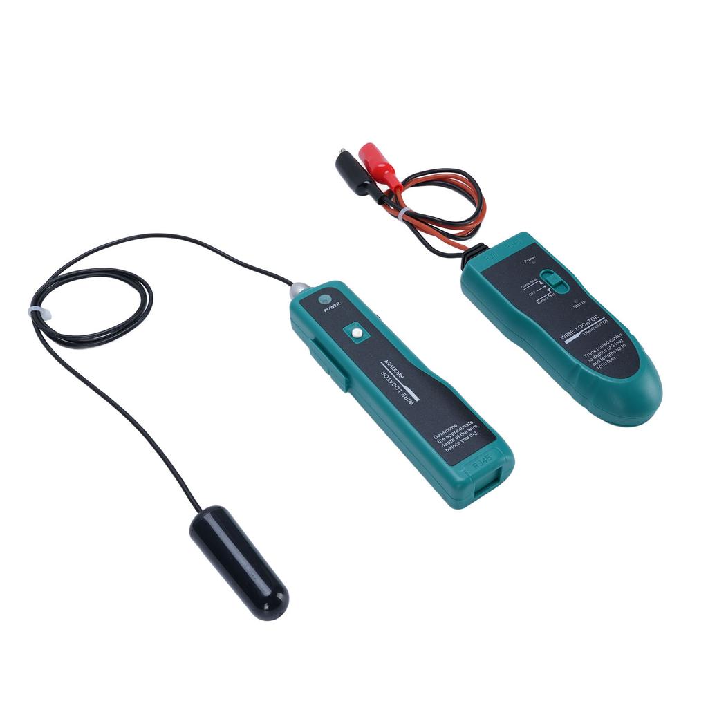 Underground Wall Wire Locator Cable Tracer Receiver Kit for Short Circuit Testing and Line Maintenance