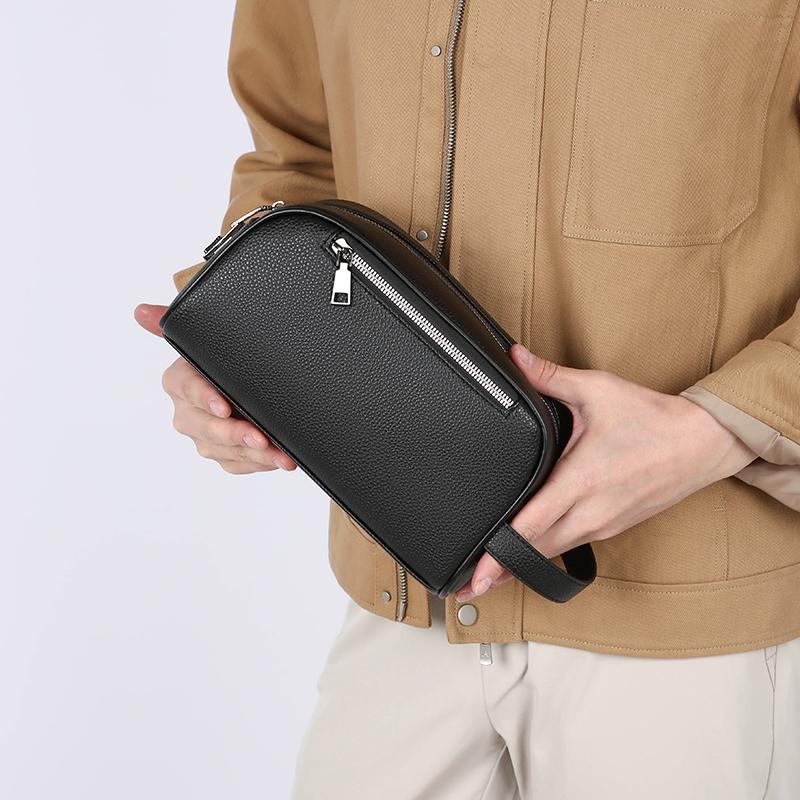 New Men's Handbag with Password Lock, Stylish Large Capacity Casual Multi Pocket Clutches for Men Wallet