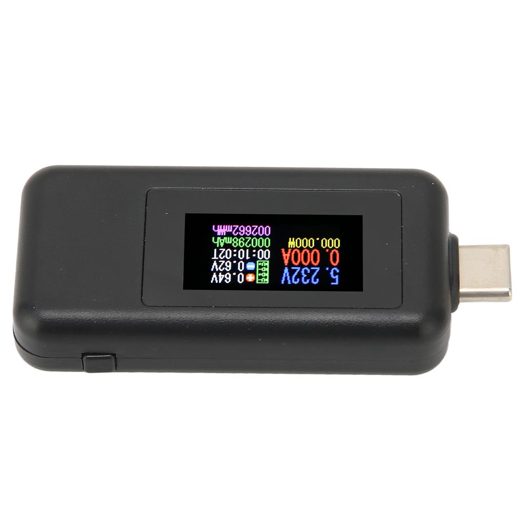 USB Tester Real Time Detection IPS HD Display High Accuracy Power Off Storage USB Voltage Meter
